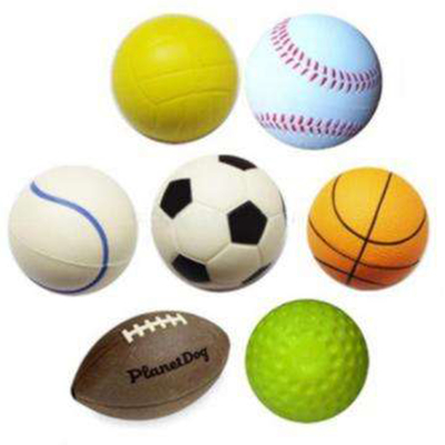 Weiche bunte Kinder spielen 6.0cm Polyurethan-Schaum-Ball